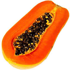 Papaya Half Cut